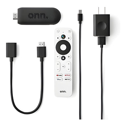 TV Box Android ONN TV Stick | Full HD | Google Assistant | Chromecast Integrado | HDMI