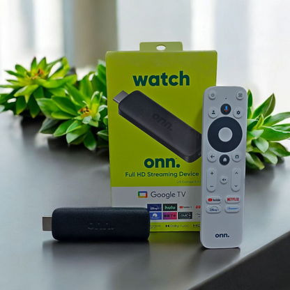 TV Box Android ONN TV Stick | Full HD | Google Assistant | Chromecast Integrado | HDMI
